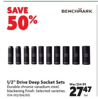 Home Hardware 1/2" drive deep socket sets offer