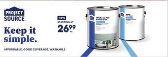 RONA Project source paint offer