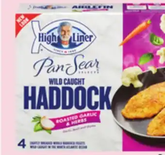 Giant Tiger High liner garlic/herb haddock offer