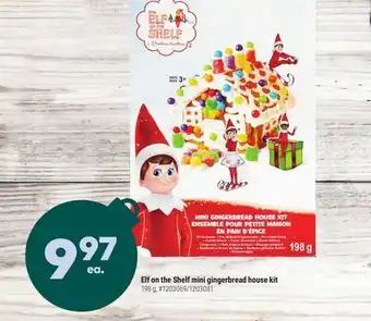 Giant Tiger Elf on the shelf mini gingerbread house kit offer