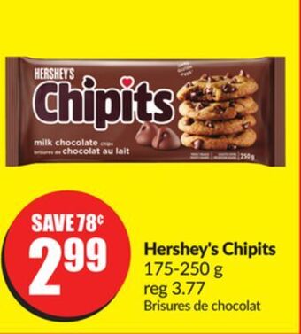 Chalo FreshCo Hershey's chipits 175-250 g offer