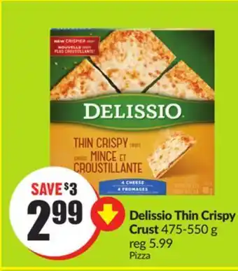 Chalo FreshCo Delissio thin crispy crust 475-550 g offer