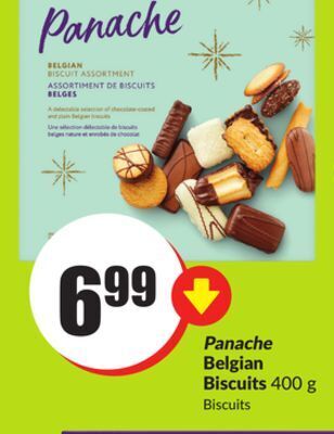Chalo FreshCo Panache belgian biscuits 400 g offer