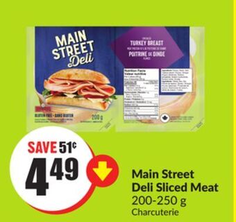 Chalo FreshCo Main street deli sliced meat 200-250 g offer