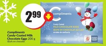 Chalo FreshCo Compliments candy-coated milk chocolate eggs 200 g offer