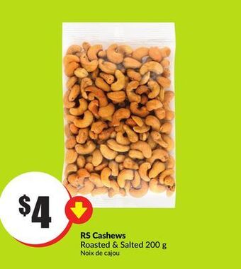 Chalo FreshCo Cashews roasted & salted 200 g offer