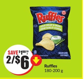 Chalo FreshCo Ruffles 180-200 g offer