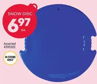 Giant Tiger Snow disc offer