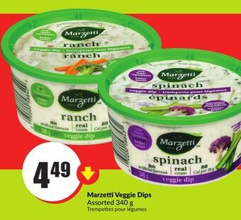 Chalo FreshCo Marzetti veggie dips assorted 340 g offer