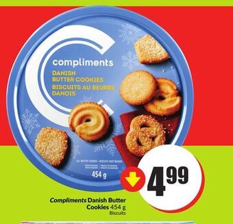Chalo FreshCo Compliments danish butter cookies 454 g offer