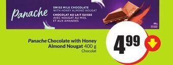 Chalo FreshCo Panache chocolate with honey almond nougat 400 g offer