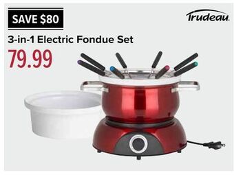 Linen Chest 3-in-1 electric fondue set offer