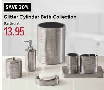 Linen Chest Glitter cylinder bath collection offer