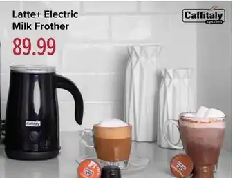 Linen Chest Latte+ electric milk frother offer
