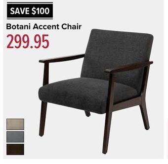 Linen Chest Botani accent chair offer