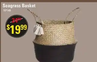 Oxford Mills Seagrass basket offer