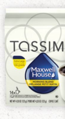Walmart Maxwell house tassimo t discs 14s — 16s. offer