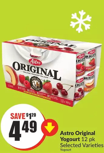 FreshCo Astro original yogourt offer