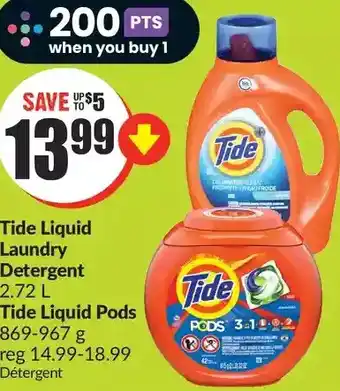 FreshCo Tide liquid laundry detergent | tide liquid pods offer