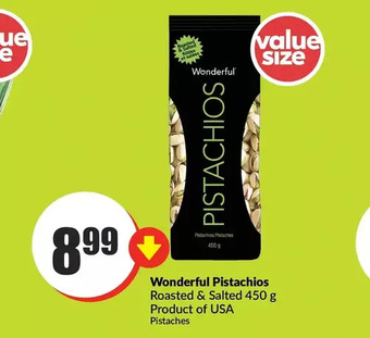 FreshCo Wonderful pistachios offer