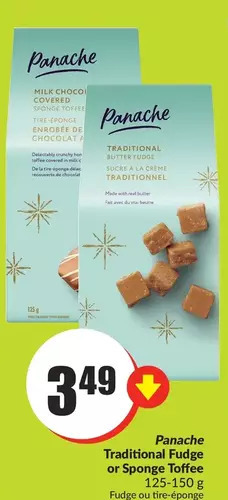 FreshCo Panache traditional fudge or sponge toffee offer