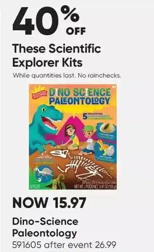 Toys R us Alex scientific explorer dino-science paleontology offer