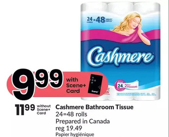 FreshCo Cashmere bathroom tissue offer