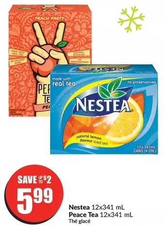 FreshCo Nestea | peace tea offer