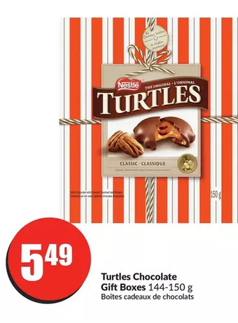 FreshCo Turtles chocolate gift boxes offer