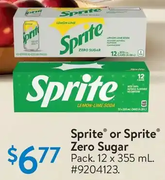 Walmart Sprite or sprite zero sugar offer