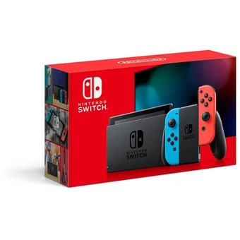 Walmart Nintendo switch console with neon blue/red joy-con offer