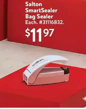 Walmart Salton smartsealer bag sealer offer
