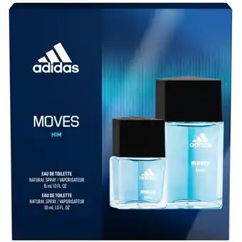 Walmart Adidas moves for him or exclamation fragrances offer