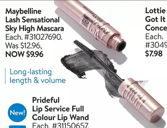 Walmart Maybelline lash sensational sky high mascara offer