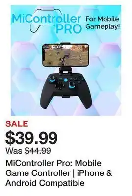 Showcase Micontroller pro: mobile game controller | iphone & android compatible offer