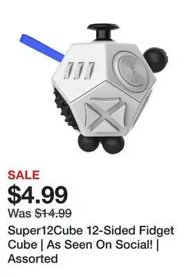 Showcase Super12cube 12-sided fidget cube | as seen on social! | assorted offer