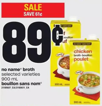 Valu-mart No name broth offer