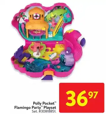Walmart Polly pocket flamingo party playset offer