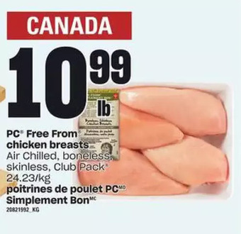 Valu-mart Pc free from chicken breasts offer