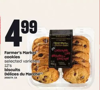 Valu-mart Farmer's market cookies offer