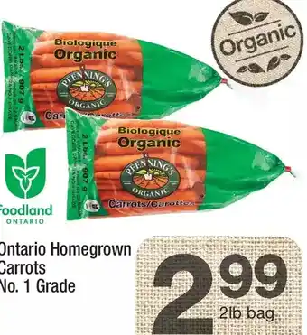 Highland Farms Ontario homegrown carrots offer