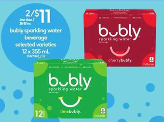 Zehrs Markets Bubly sparkling water beverage offer