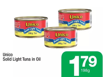 Highland Farms Unico solid light tuna in oil offer