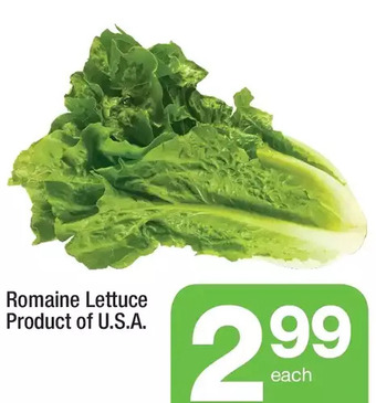 Highland Farms Romaine lettuce offer