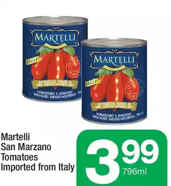 Highland Farms Martelli san marzano tomatoes offer