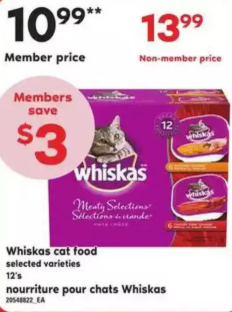 Independent Grocer Whiskas cat food offer