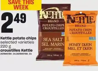 Independent Grocer Kettle potato chips offer