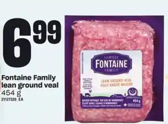 Loblaws Fontaine family lean ground veal offer