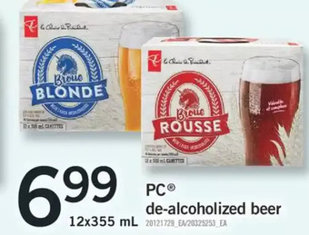 Fortinos Pc de-alcoholized beer offer