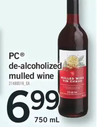 Fortinos Pc de-alcoholized mulled wine offer
